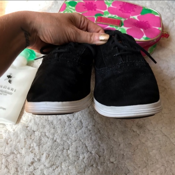 Cole Haan Ella Grand Suede Sneakers - Picture 5 of 7